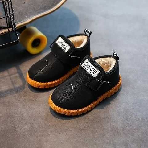 Winter Childrens Indoor Non-slip Home Cartoon Shoes Snow Boots Boy and Girls Warm Pack with Cotton Shoes Breathable Baby Boots M240906