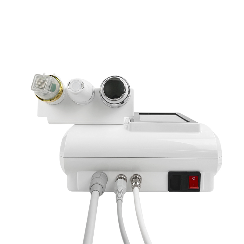 Gold RF Microcrystal Face Lifting Firmness Enhancement Microneedling Skin Repair HIFU Collagen Boosting Machine 3 Handles Anti-wrinkle Acne Removal Ic