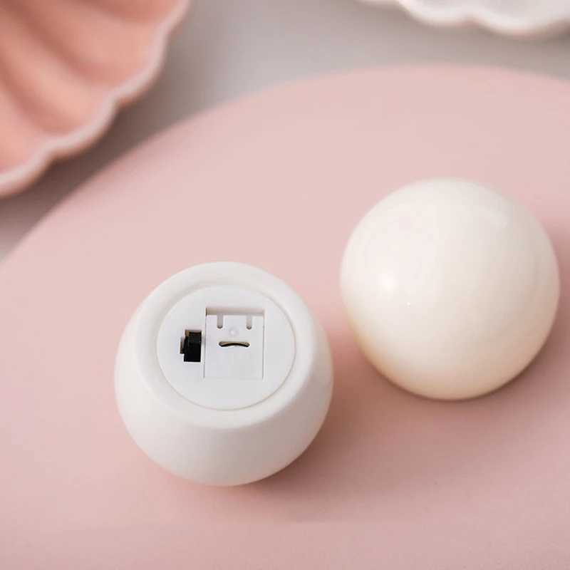 D2 night light ceramic shell pearl table lamp bedroom decoration string lamp fairy decoration bedside lamp W240816