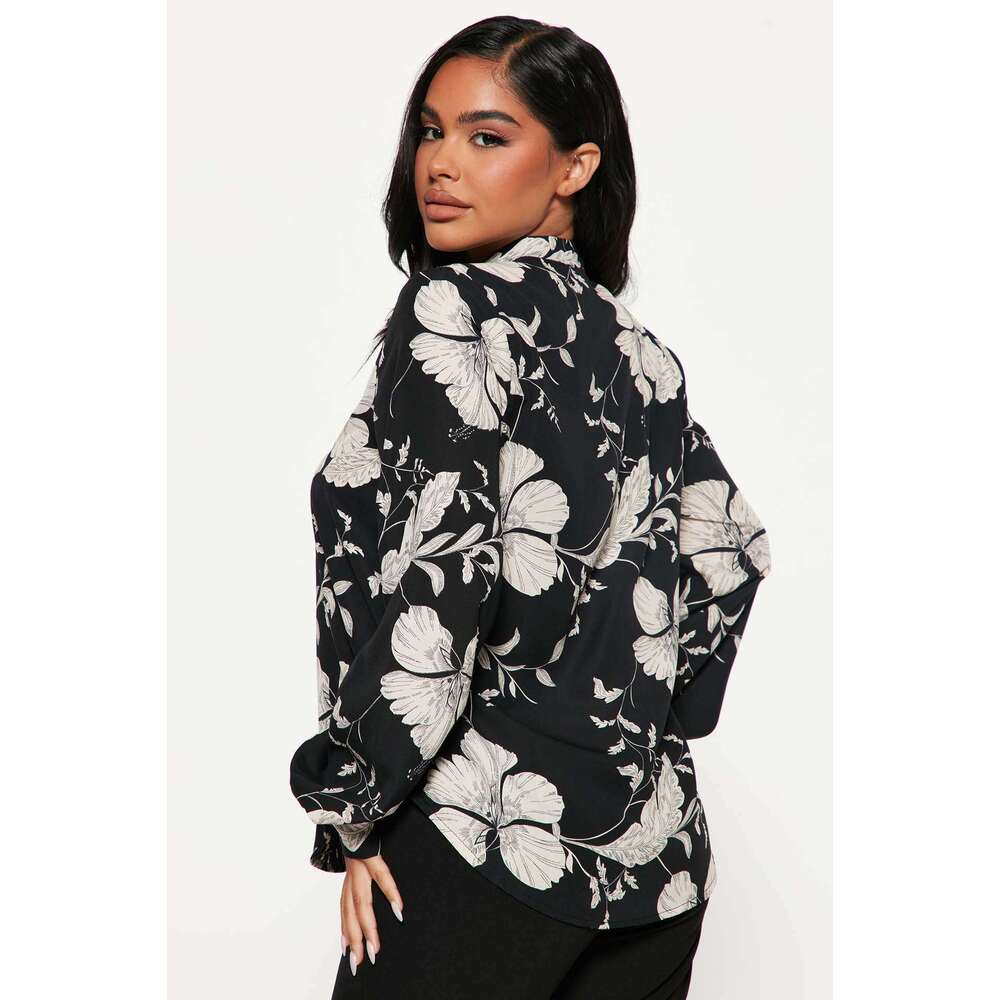 2024 Spring/Summer New Women's Open Top Long Sleeve Shirt