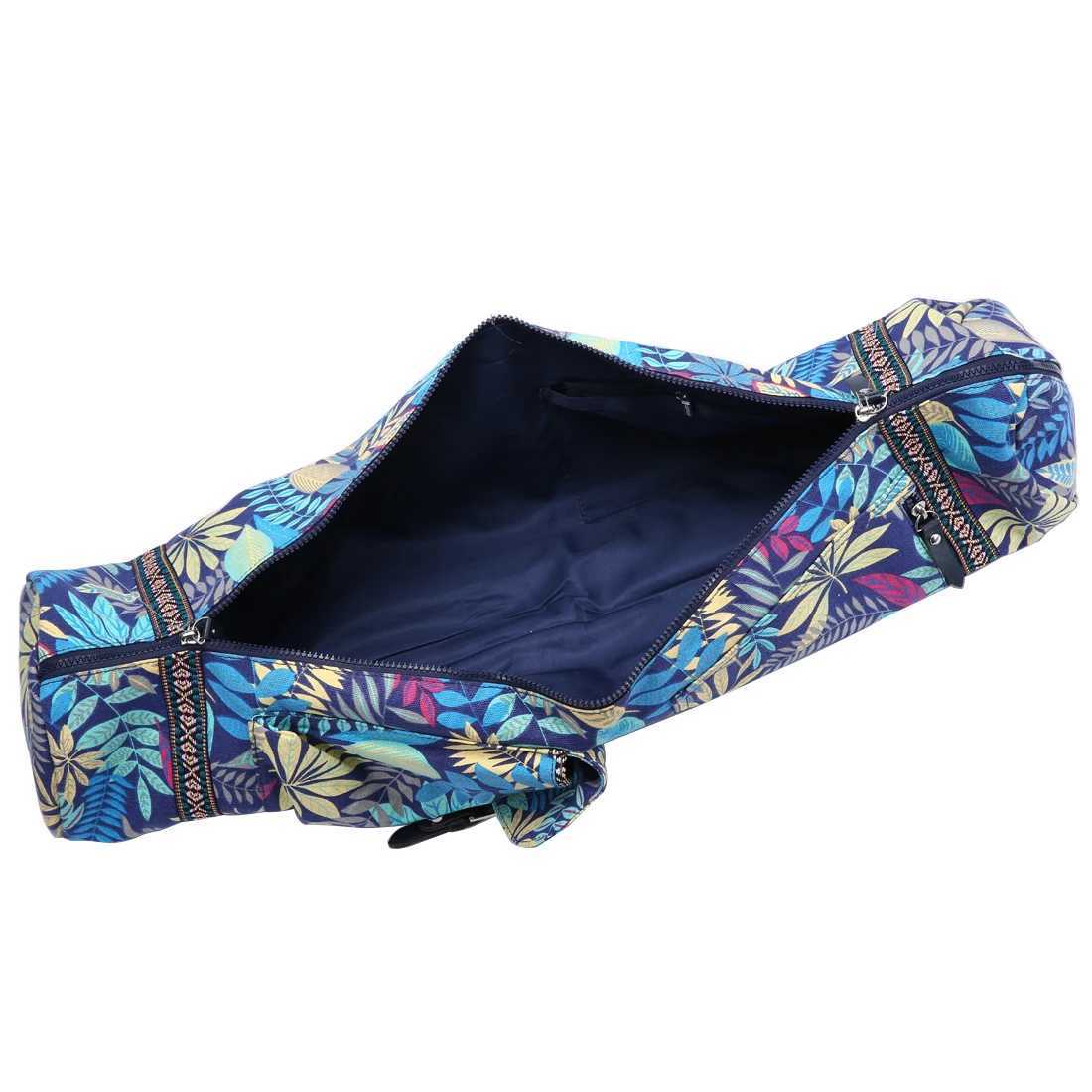 5 colors printed yoga bag portable exercise mat bag Pilates mat backpack fitness dance mat cover W240906