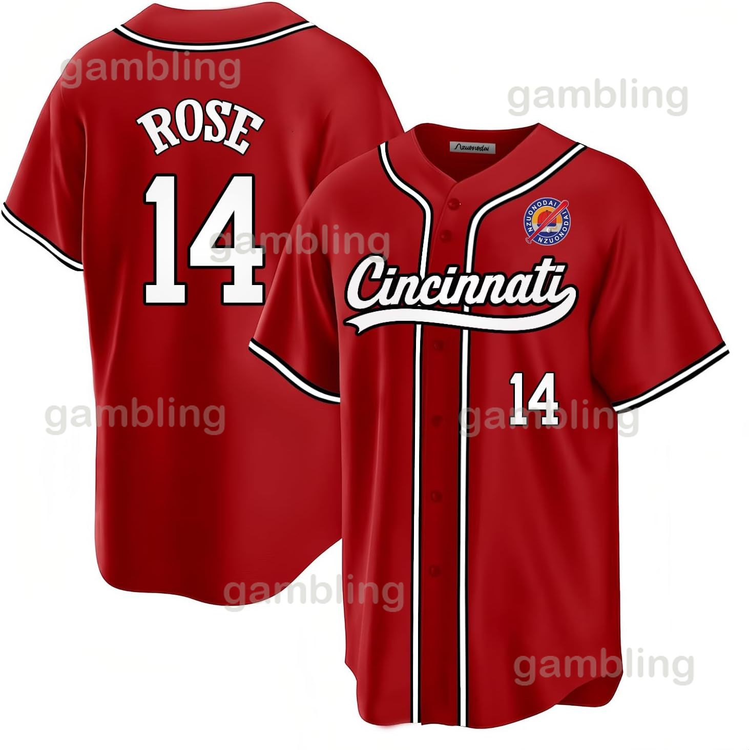 Red Baseball Stitched Jerseys 33 Christian 3 Jeimer 23 Nick 41 Andrew 21 Hunter 47 Frankie 4 Santiago 17 Stuart Custom Mens/Youth Jerseys