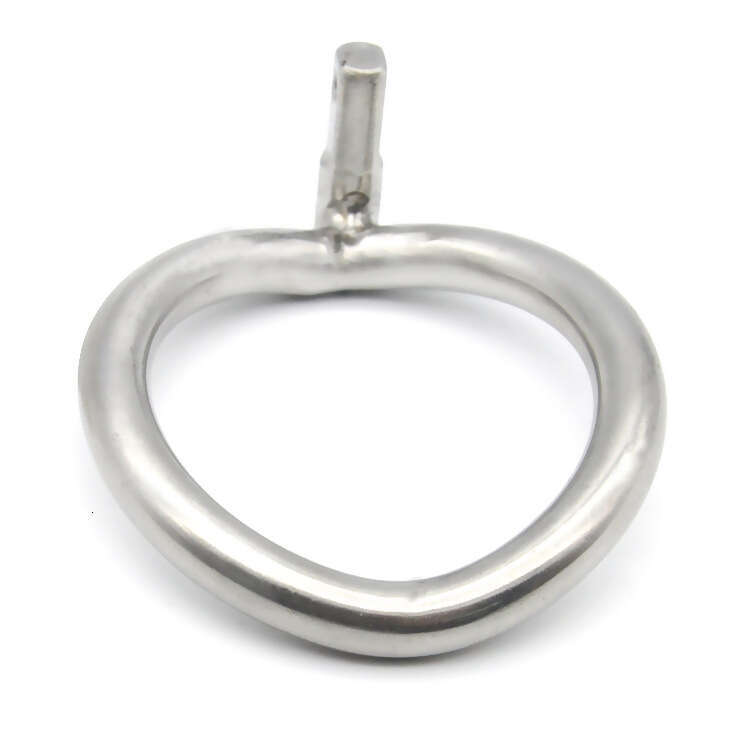 Prison bird genuine stainless steel chastity device accessories, curved ring, gay adult products R4