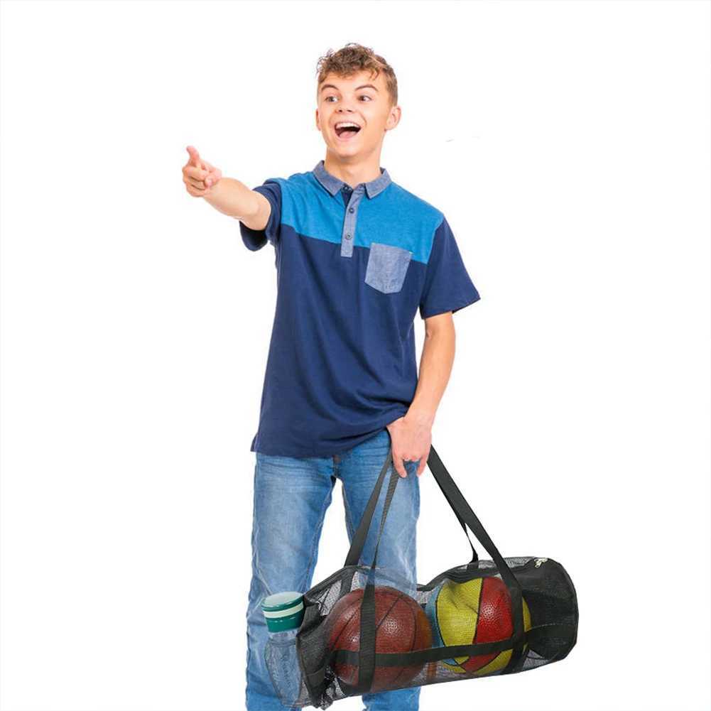 Football storage bag lightweight foldable online swimming bag multifunctional PVC canvas bag large capacity fitness yoga bag W240906