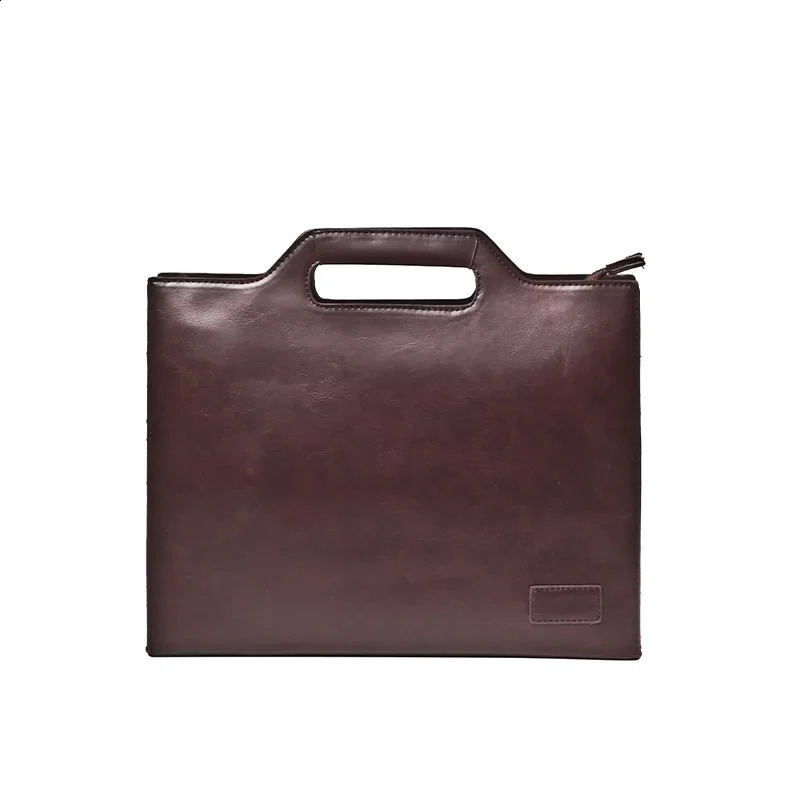 y business briefcase mens handbag retro PU leather 240906