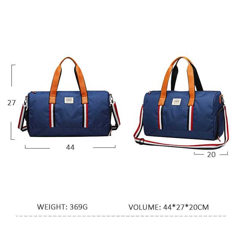 Fitness bag foldable waterproof large space outdoor swimming bag travel equipment handbag fitness bag womens yoga shoe bag W240906