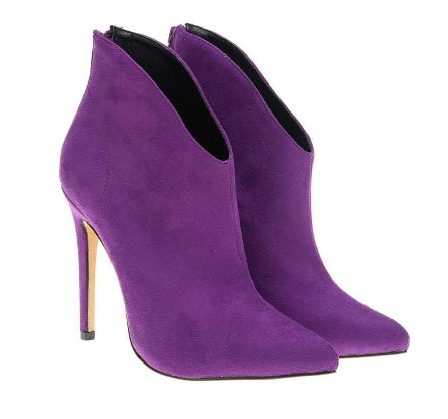 9-color slim high heels womens fashion boots new zipper soft floor corner toe party boots autumn elegant shoes CL240906
