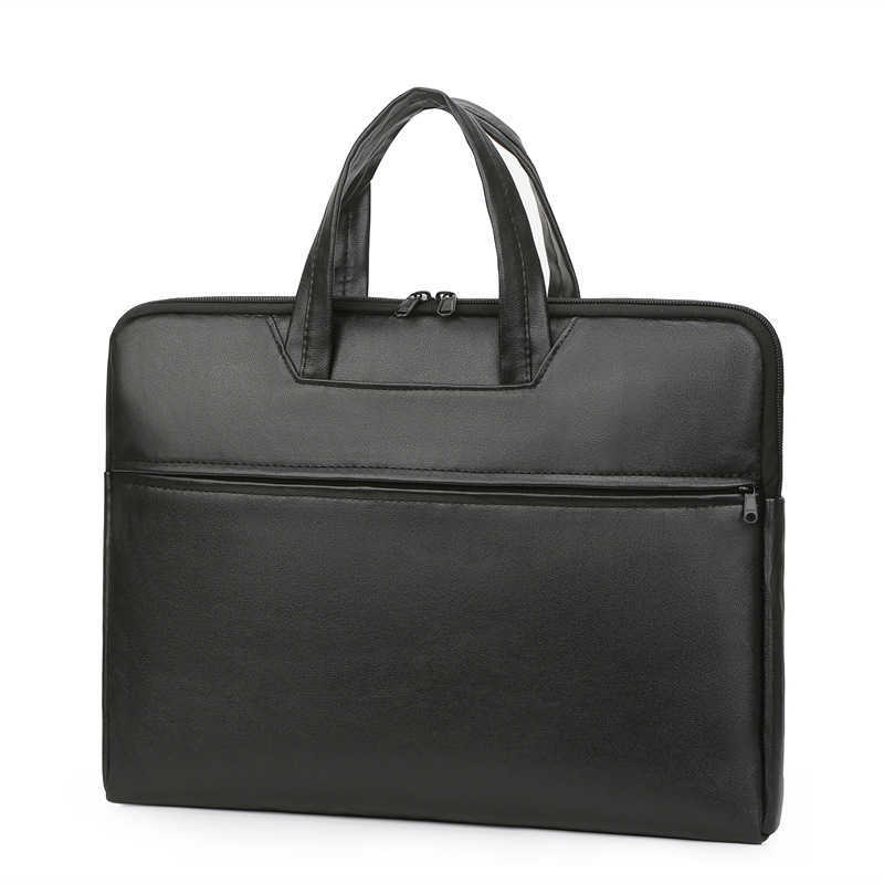 CMM Take Sample of Mens Briefcase Business Handbag Korean Version Fashion Leisure Briefcase Computer Official Briefcase File Folder