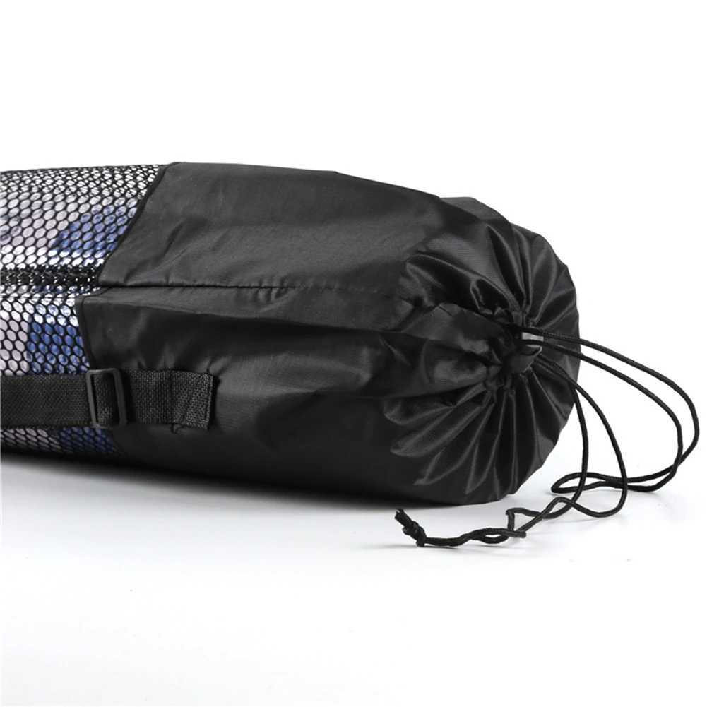 Yoga mat holder shoulder strap single shoulder mesh pull rod yoga bag W240906
