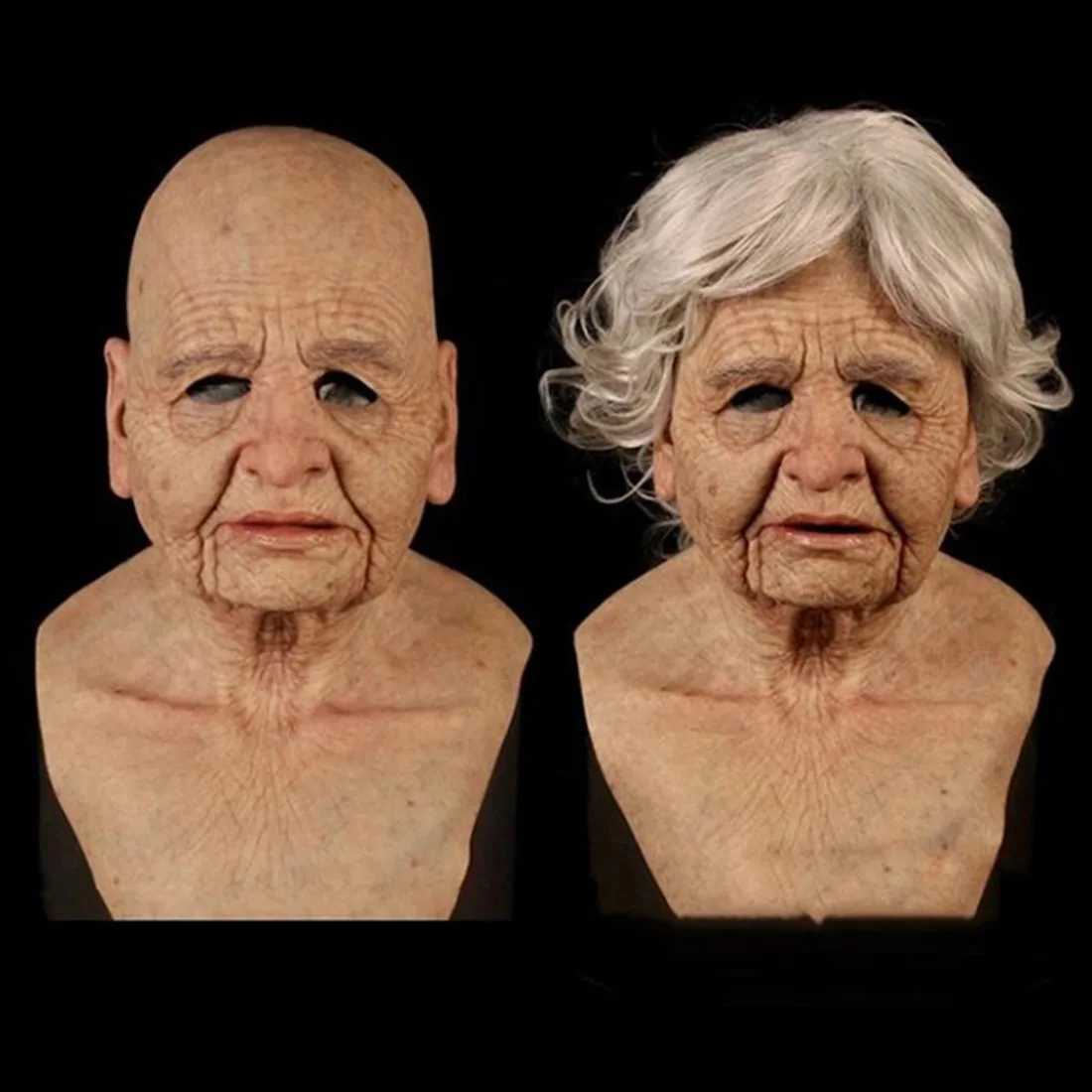 Realistic Bald Old Man Mask Breaking Bad Walter White Mask Heisenberg Latex Mask Adult Halloween Cosplay Party Masquerade PropsXJ240905