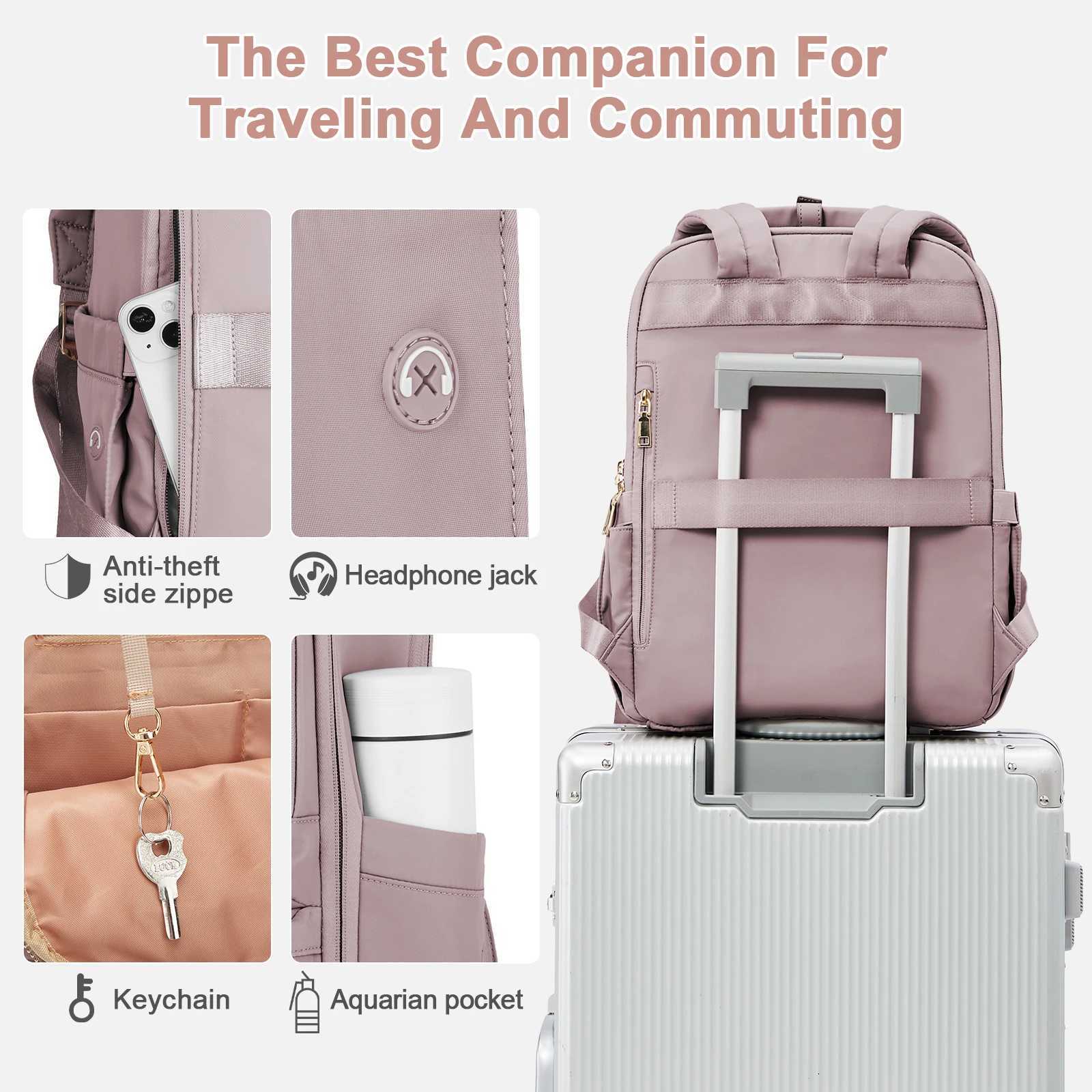 Travel Backpack for Woman Waterproof and Durable Laptop Bag Outdoor Personal Item Girl s Campus 240906
