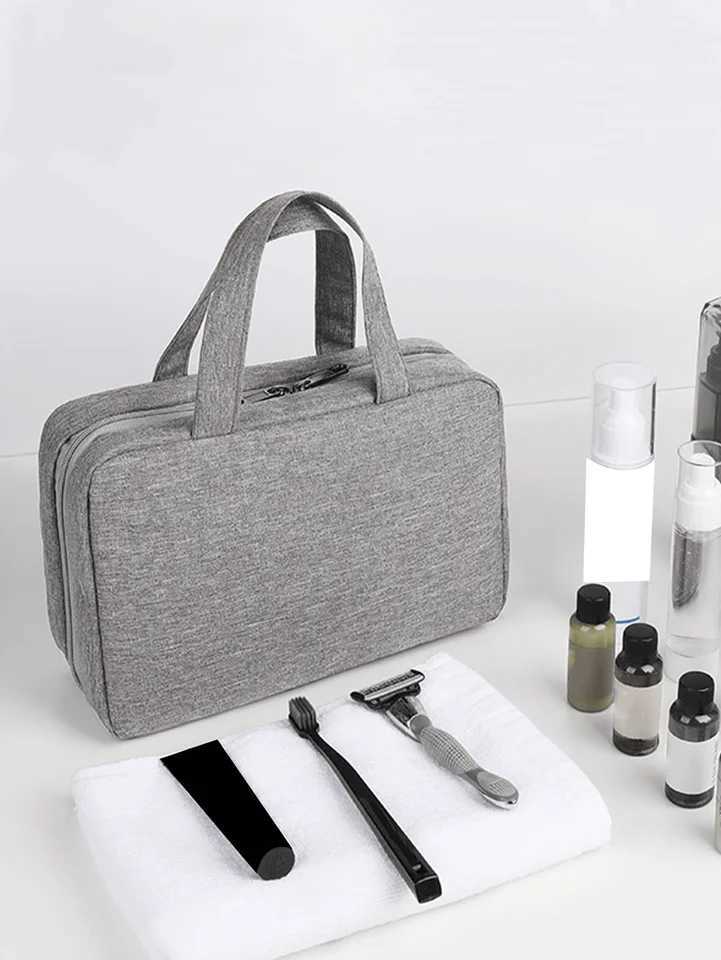 1 multifunctional folding wet dry separation toilet bag storage bag cosmetic bag suitable for women and girls traveling W240905