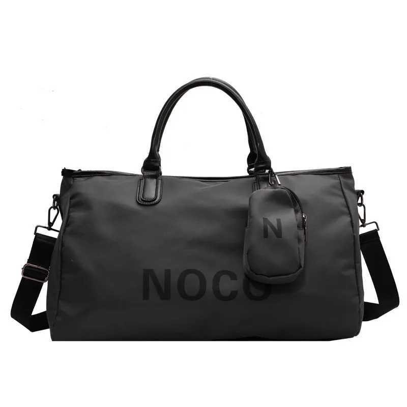 Gym Travel Training Exercise Fitness Shoulder Bag Mens Nylon Shoulder Bag Mens Waterproof Large Weekend Womens Yoga Handbag W240906