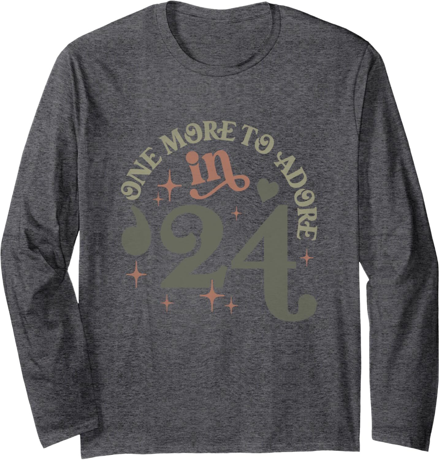 Long Sleeve Shirts for Men sweatshirt One More To Adore in 24 2nd baby Pregnancy Announcement 2024 Long Sleeve Tee Streetwear Casual tops clothes