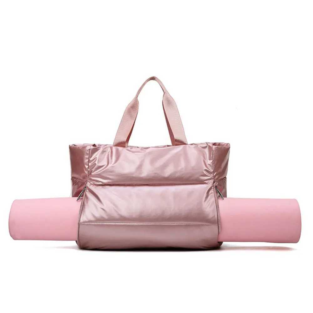 Yoga mat storage bag womens fitness training travel handbag dry wet separation waterproof fitness bag W240906