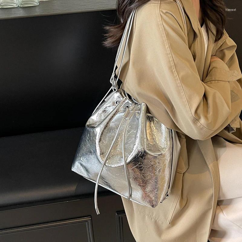 Totes Open Pocket Solid Interior Compartment Shoulder Bags Casual Strap-on 2024 High Quality For Women Soft Pu Women's Handbags