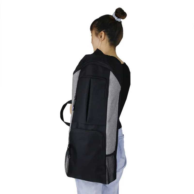 68cm canvas waterproof yoga mat bag long yoga mat storage bag handbag dance mat backpack sports backpack W240906