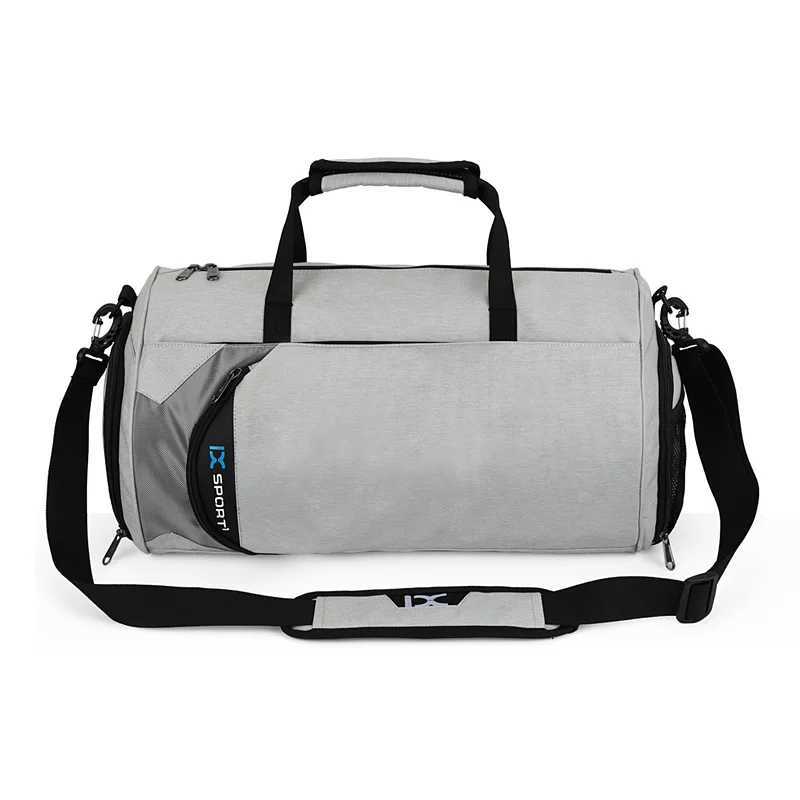 Gym bag mens training bag fitness travel bag outdoor sports swimming womens wet and dry fitness yoga shoes W240906