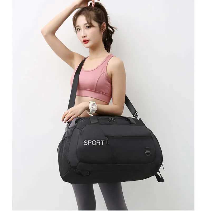 Fitness bag travel backpack womens shoulder bag outdoor yoga bag training bag Crossbody dry backpack W240906