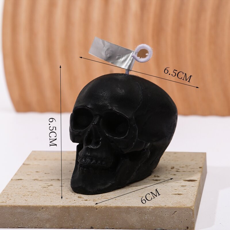 Scented Candle Skeleton Halloween Soy Wax Aroma Candle Home Decorations Small Ornaments Aromatherapy