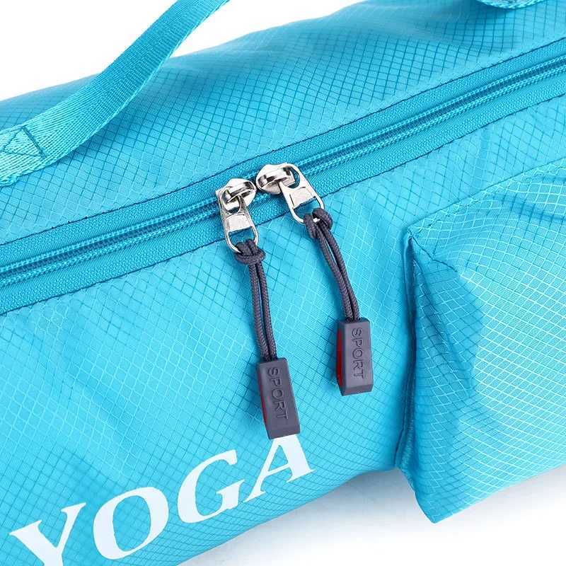 Multi functional large capacity yoga mat storage bag womens lightweight nylon cloth bag sports and fitness yoga bag W240906