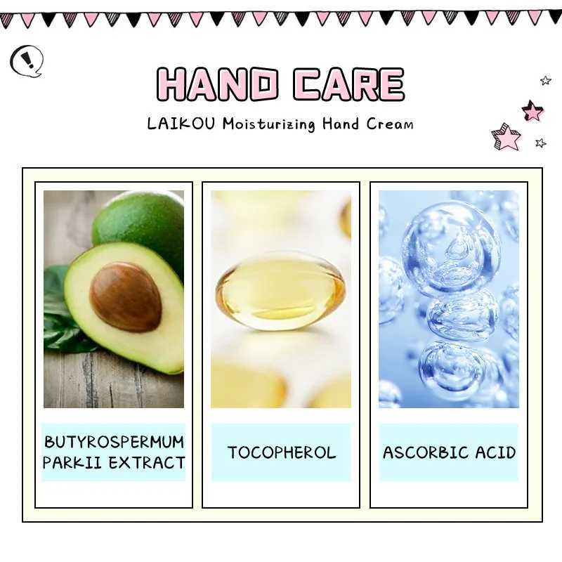 Laikou Moisturizing Hand Cream 50ml Hydrating Handcream Hand Skin Care Nourishing Beauty Hands Skin Care Products M240906