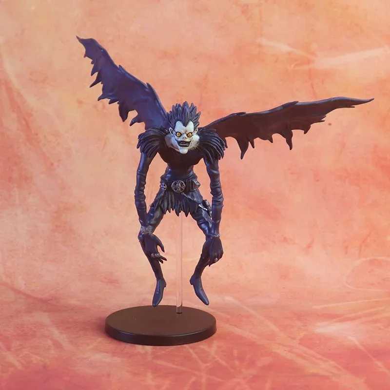 24CM Animated Character Death Note Ryuk Yagami Light MisaMisa PVC Standing Model Posture Childrens Series Gift Decoration Sculpture W240905357