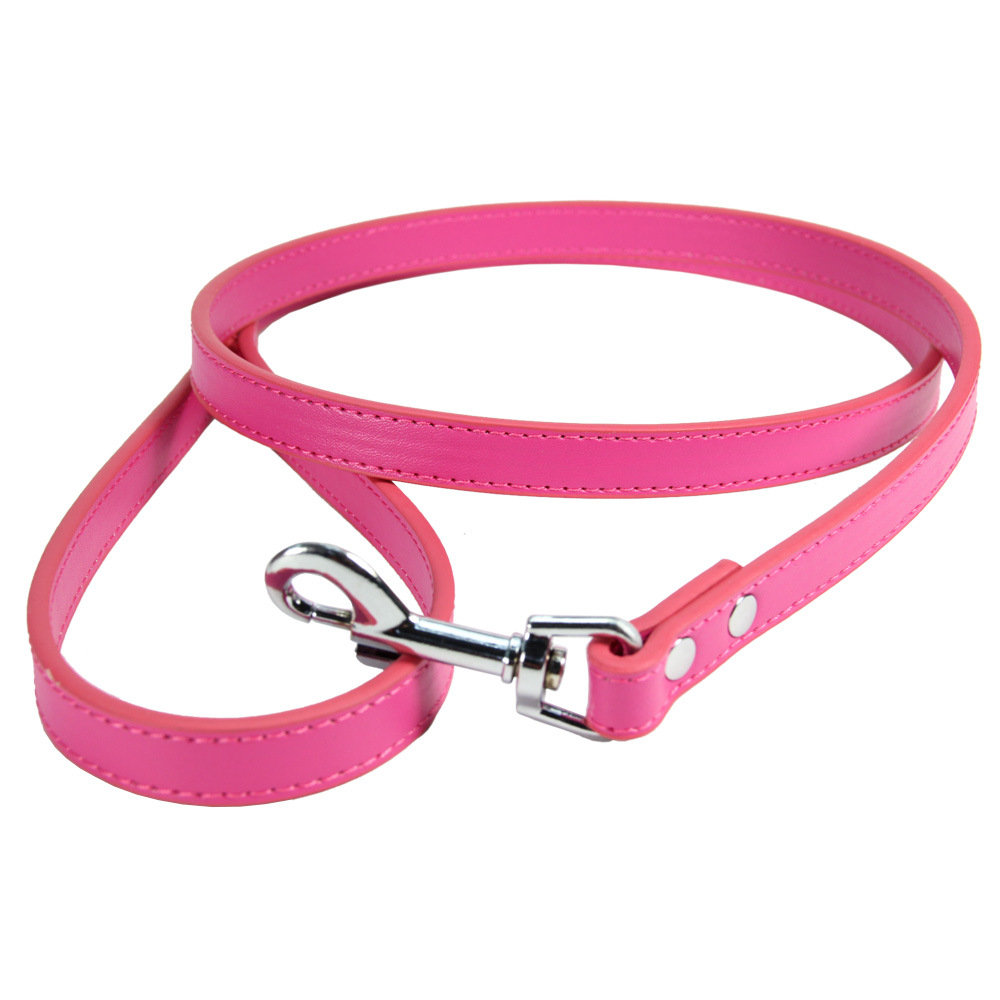 Halloween pet dog leash dog PU leather dog chain leash outside leash wholesale