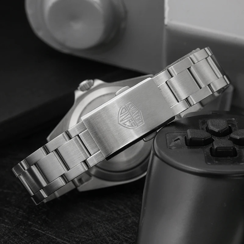 Watchdives WD16570 Automatic Mechanical NH34 GMT Watch Sapphire Crystal Luminous Waterproof 100m Stainless Steel Men Watches 240716