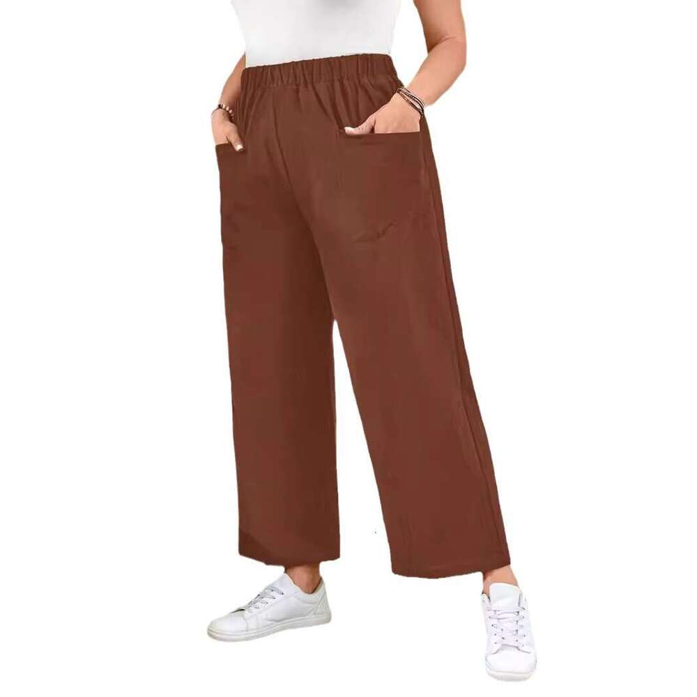 2024 Autumn/Winter New Women's High Waist with Strap Comfortable and Breathable Casual Pants for Women