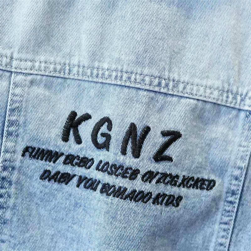 Kids Boys Fashion Jeans Vest Hooded Denim Jacket for Spring Autumn Letter Toddler Baby Boys Childrens Clothing Outfits 2-12y Y240906
