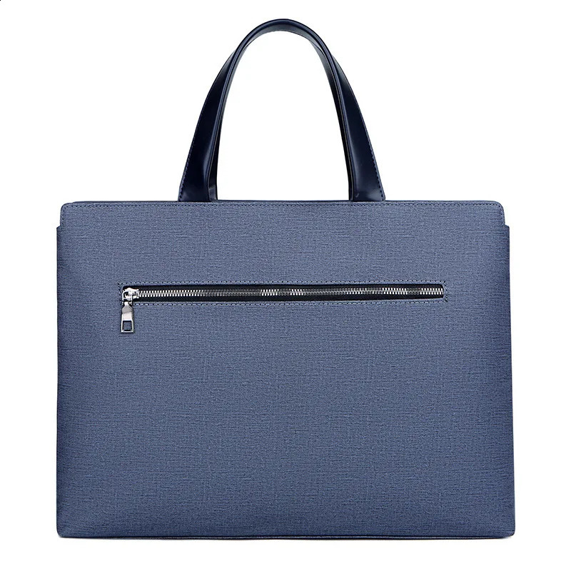 mens briefcase office handbag PVC business A4 book file employee meeting bag womens notebook 240906