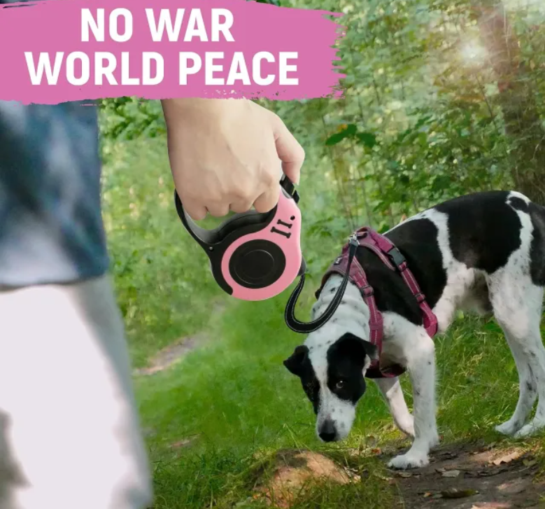 Durable 5M Automatic Retractable Pet Leash Enhanced Safety Feature for Your Canine Companion