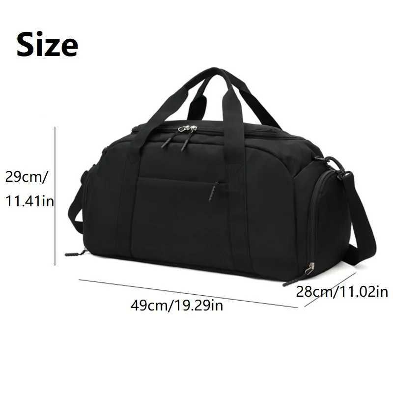 New sports and fitness bag large capacity fitness yoga bag with shoe bag fashionable mens training ultra light travel bag W240906