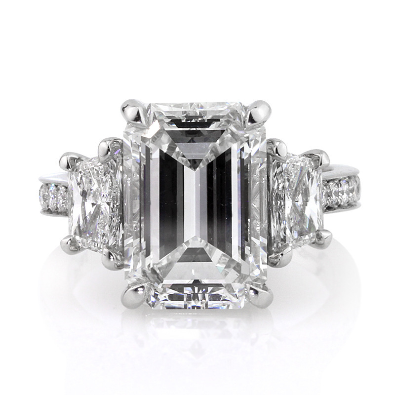 Choucong Brand Luxury Jewelry Wedding Rings Handmade 925 Sterling Silver Princess Cut White Topaz CZ Diamond Gemstones Party Eternity Women Bride Ring