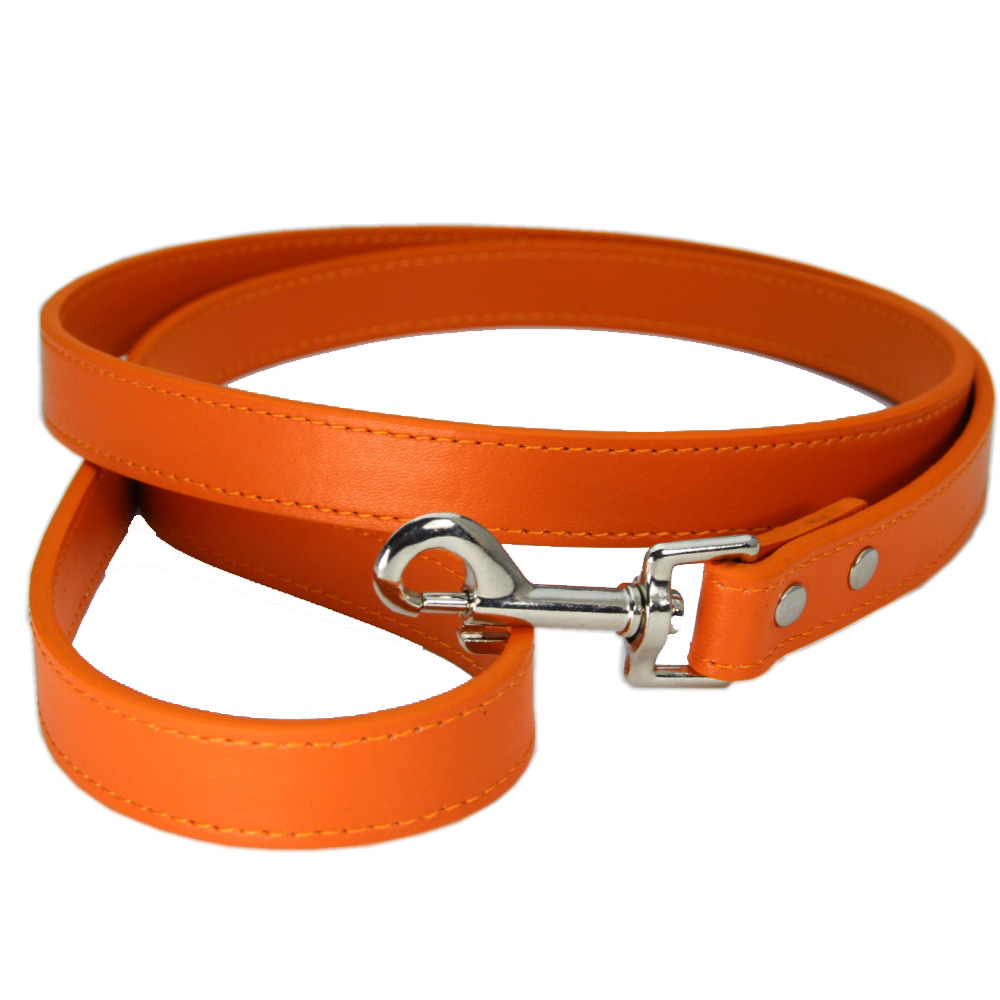 Halloween pet dog leash dog PU leather dog chain leash outside leash wholesale