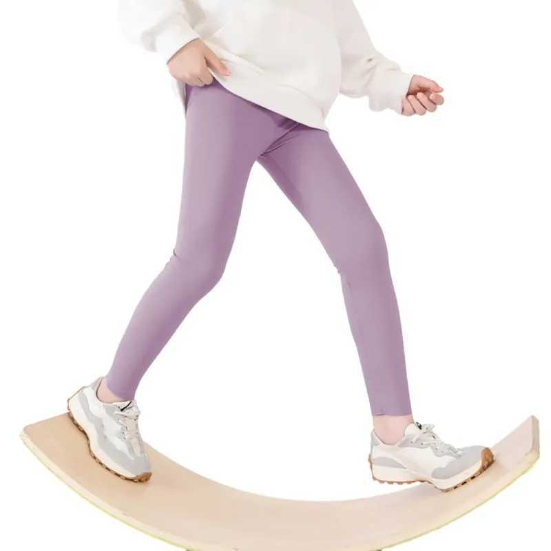 Kids Dance Leggings Sport Running Workout Activity Yoga Pants Kids Girls Leggings Spring Autumn Thin Stretchy Trousers Age 4-12Y Y240906