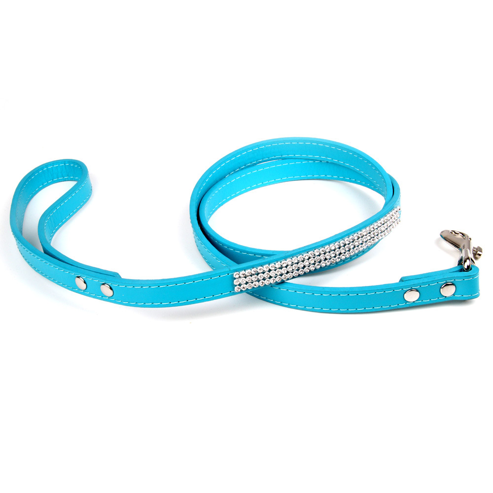 Halloween fashion rhinestone ornaments leash dog chain anti-lost pet dog dog cat leash wholesale