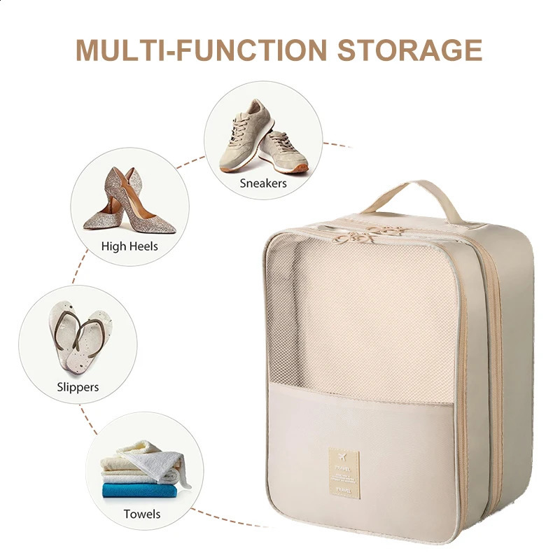 Portable travel shoe bag multifunctional underwear storage 240906