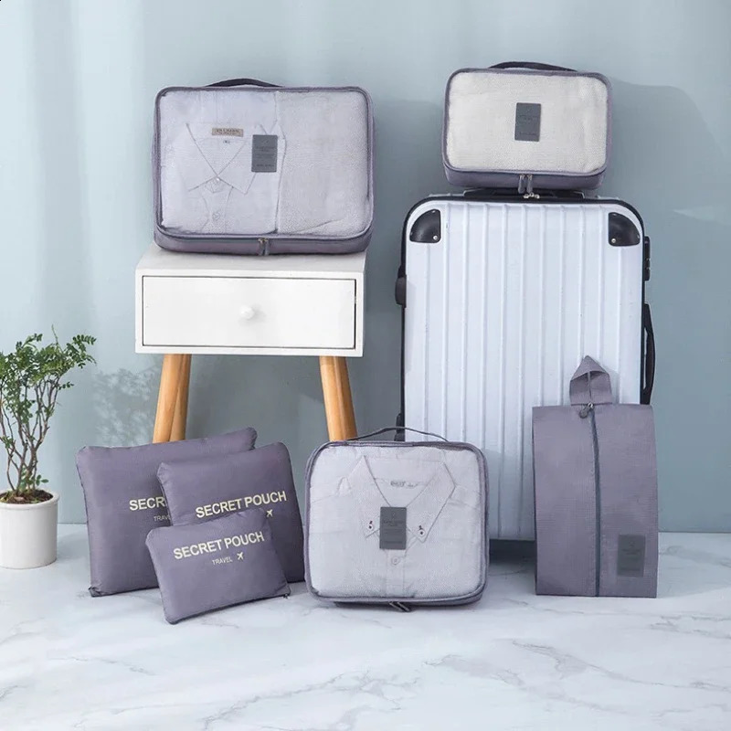 Six piece shoe luggage manager 240906