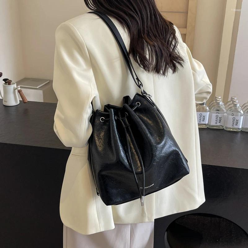 Totes Open Pocket Solid Interior Compartment Shoulder Bags Casual Strap-on 2024 High Quality For Women Soft Pu Women's Handbags
