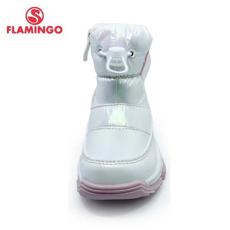 FLAMINGO Winter Wool Keep Warm Shoes Anti-slip Children High Quality Snow Boots for Girl Size 23-28 Free Shipping M240906