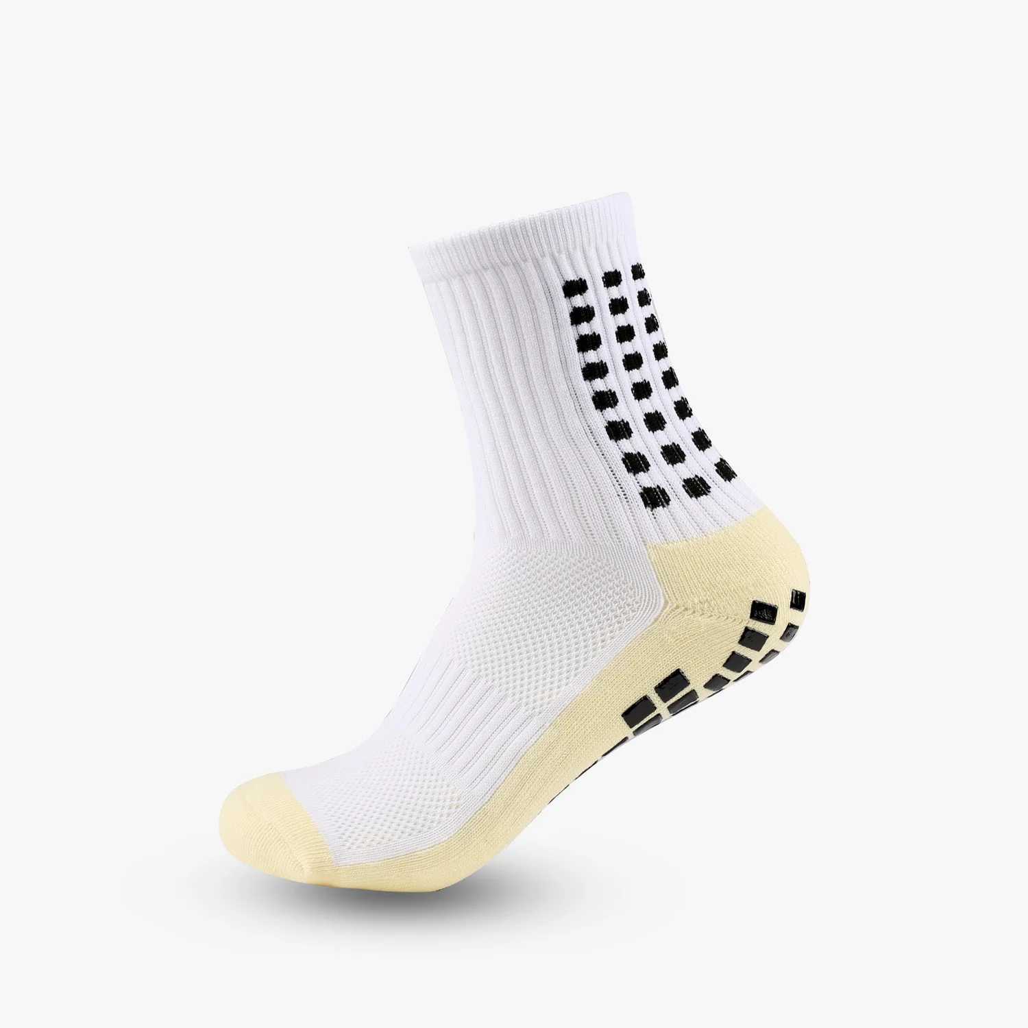 4 pairs of anti slip soccer womens outdoor sports grip soccer yoga comfortable breathable socks W240905