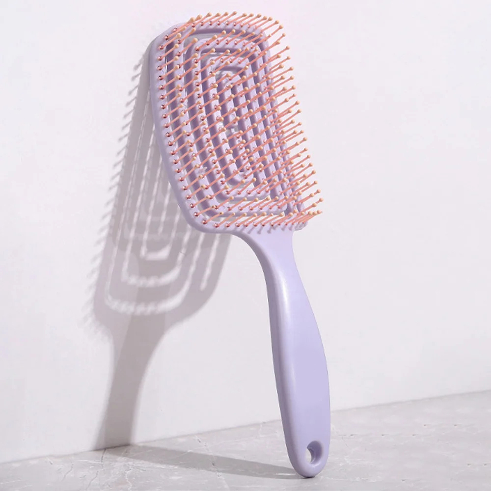 Curved hollow hair comb comb High cranial head massage fluffy comb hair comb wig comb