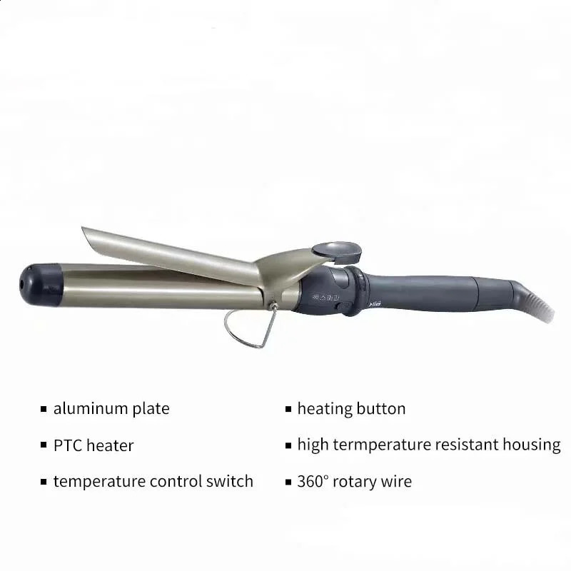 LCD temperature adjustable curling iron professional curling iron waves beauty styling tool 240905