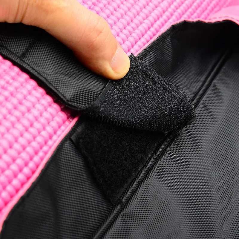 Waterproof nylon fitness bag yoga mat backpack outdoor yoga exercise training handbag mens fitness travel storage sports bag W240906