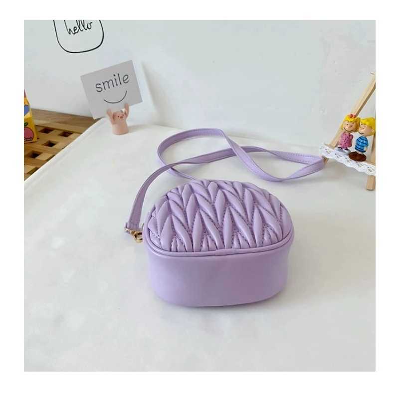 Childrens Fashion Shoulder New Princess Girl Daily Cross Body Bag Key Snack Coin Money Bag Mini Womens Handbag Childrens Messenger Bag W240906