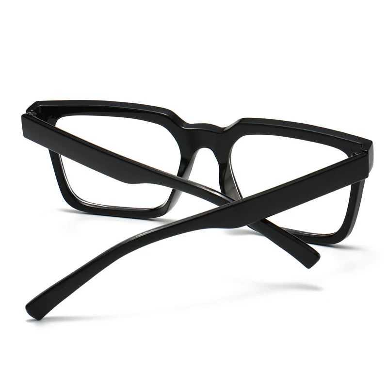 Fashion Trends Glasses Frame Modern Street Glasses New Crossover Square Large Frame Glasses for Men and Women W240906