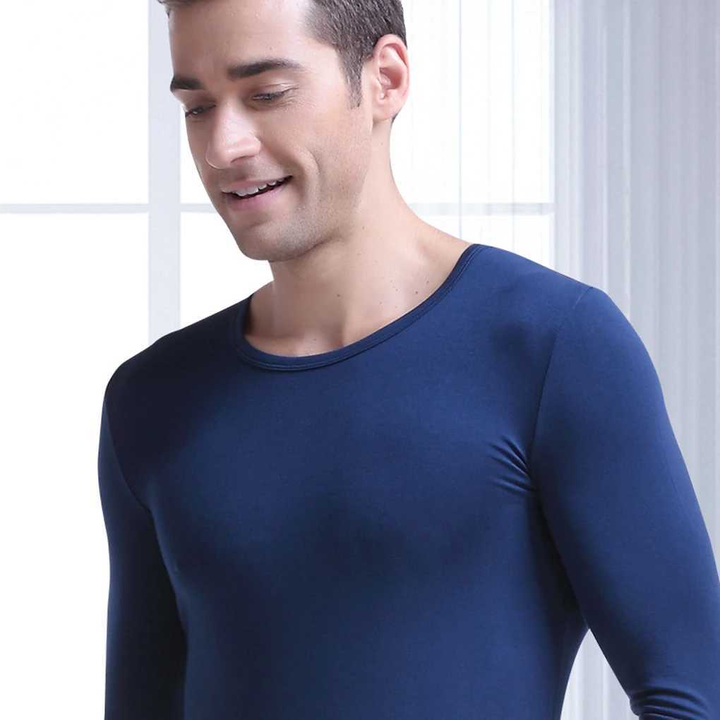 Underwear Hot Mens Baselayer Solid Winter Clothing Lining Full Match W240903
