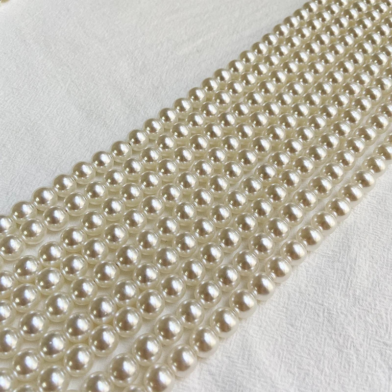 High quality pearl bag chain gold and Ailver buckle bag chain accessories portable diagonal span 10mm pearl chain 240904